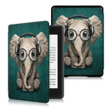 Case Capa Kindle J9g29r Couro Sintético 10 Ger Elefante
