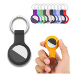 Case Capa Silicone Compatível Com Airtag Chaveiro Premium