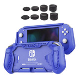Case Capa Tpu Para Nintendo Switch Lite 4 Grips