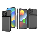 Case Capinha Carga Bateria P iPhone 14 13 12 Max Power Bank