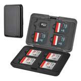 Case De Aluminio Porta Cartão Memória Estojo Bolsa Sd 8x Sd