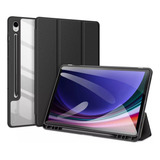 Case Dux Toby Para Samsung Tab S9 Fe X510 X516b Tela 10 9 Preto