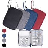 Case Estojo Organizador Fones Hd Kit Carregador Impermeável