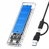 Case Externo Para SSD M2 Protocolo Duplo NVME-NGFF PCIe 10Gbps USB-C-USB 3-1 Gen2 M Key-B-M Key Plug And Play - Easy Idea Network