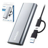 Case Gaveta Ssd M2 Nvme Pcie M key Usb Tipo c E Usb 3 1