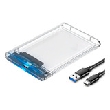 Case Hd Notebook Adaptador Ssd Gaveta Capa Tipo C Type C