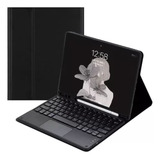 Case iPad 10 Geração Capa Com Teclado Tablet Couro Sintético
