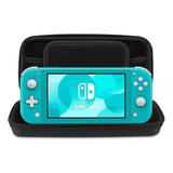 Case Nintendo Switch Lite Bolsa Alça Mão Proteger Viagem Cor Preto
