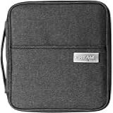 Case Organizador Carteira Para Passaporte Grande Impermeável Preto 
