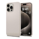 Case Original Spigen Liquid Air Para iPhone 15 Pro Titanium