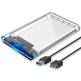 Case Para Hd Externo Transparente Notebook Sata 2 5 Usb 3 0