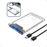 Case Para Hd Slim Externo Exbom Usb 3 0 Computador Ssd Hdd Sata 2 5 Notebook Pc Ps4 Transparente