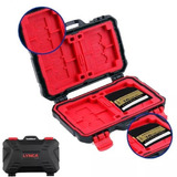 Case Porta Cartão De Memória Sd Cf Anti shock 8 Case Pilha