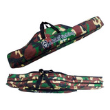 Case Porta Vara De Pesca Semi impermeável Camuflada 1 Metro