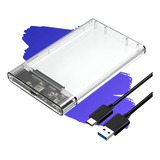 Case Portátil Slim Hd Ssd Externo Adaptador Usb 3 0