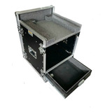 Case Rack Para Xenyx 2222 7u Gaveta 12 Mics Com Rodas