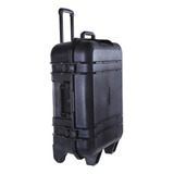 Case Rígido 78x59x34cm Com Espuma Modeladora E Rodas Para Tr Cor Preto