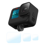 Case Silicone Película Lente Tela Para Gopro Hero 12 Black