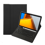 Case Teclado Para Tablet Xiaomi Poco Pad 12 1 Caneta Stylus Cor Preto preto
