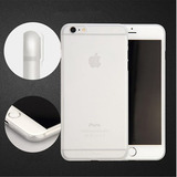 Case Tpu iPhone 6 6s Cor Branca Pelicula De Vidro
