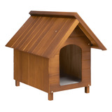 Casinha Casa De Madeira Pet Para Cachorro Cães Resistente N6