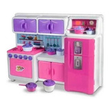 Casinha De Boneca Cozinha Infantil Geladeira Fogao Com Nf