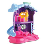 Casinha De Boneca Judy Salinha De Tv Samba Toys Ref 0218