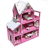 Casinha De Boneca Lol Polly Móveis Brinquedos Para Meninas