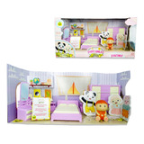 Casinha De Boneca Quarto Happy Families Little Pets Infantil