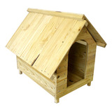 Casinha De Madeira Pinus Para Cães N 3 Shitzu Cachorro Gato Cor Bege Liso