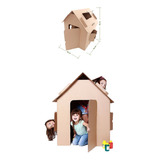 Casinha Para Brincar Eu Amo Papelão Brinquedo De Papelão