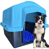 Casinha Plastica Cachorro Alvorada Numero 5 Cor Azul