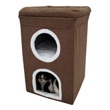Casinha Torre Arranhador 3 Andares Antiestresse Gatos Luxo