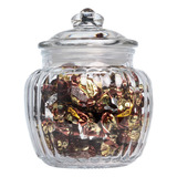 Casita Bomboniere Vidro Doce Bombons Decoração 14cm