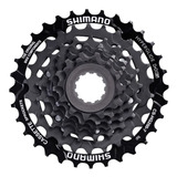 Cassete 7v Shimano Tx Hg200 12 32d 21v Preto Quantidade Máxima De Dentes 32 Quantidade Mínima De Dentes 12