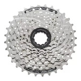 Cassete K7 Shimano Hg41 8v 11 34d Megarange Altus acera Cor Prata