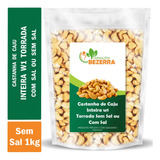 Castanha De Caju W1 Inteira Torrada Sem Sal 1kg
