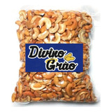 Castanhas De Caju Torradas Em Bandas 1kg Com Sal Divino Grão
