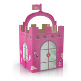Castelo Pink Rosa Casinha Colorida Infantil Montar Brincar