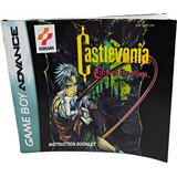 Castlevania Circle Of The Moon Manual Do Jogo gba 