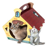 Cat House Casa Casinha De Papelão Para Gatos Toca Pet