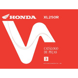 Catálogo De Peças Honda Xl250r