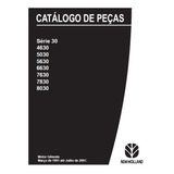 Catálogo De Peças New Holland 5030 Trator