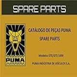 Catálogo De Peças PUMA Spare Parts Modelos GTE GTS 1600 1970 A 1975 Band 1 