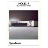 Catálogo Folder Tuner Gradiente Model 9 Novo