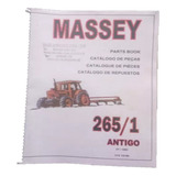 Catálogo Impresso De Peças Trator Massey Fergson 265 Antigo