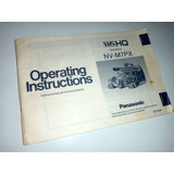 Catálogo Manual De Instruções Panasonic Nv m7px