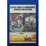 Catálogo Poster Moto Honda Década 70 Motocity