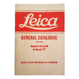 Catálogo Reprint Orig Leica