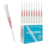 Cateter Intravenoso Fep 20g Rosa 50 Unidades Solidor